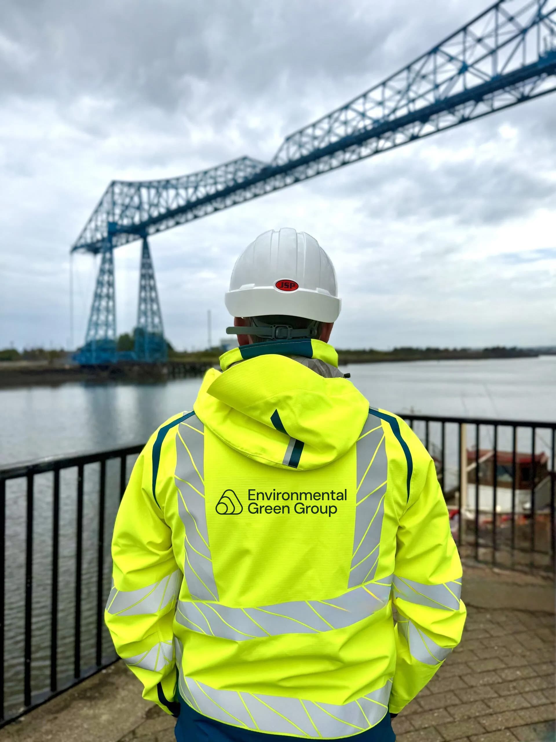 man with high-vis