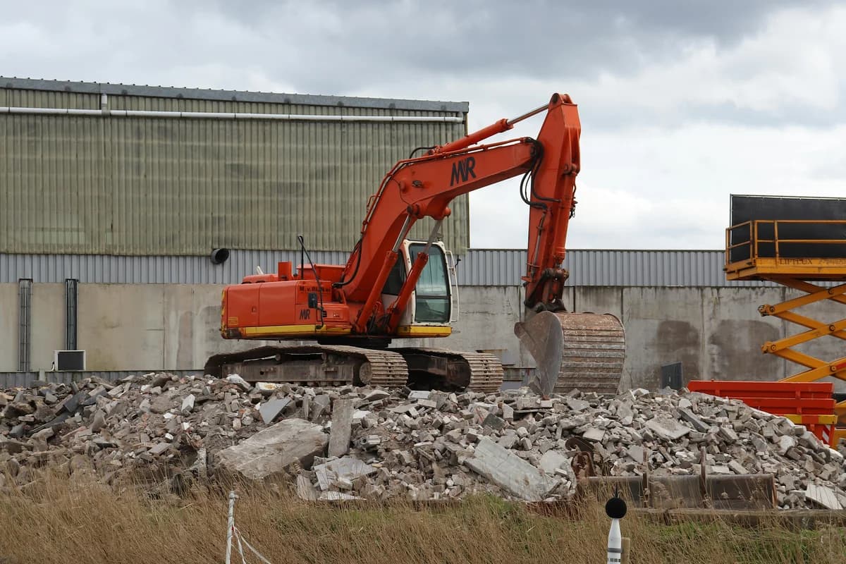 Industrial demolition - safely executed, thoroughly documented. 